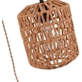 thumbnail image 5 of Plug in Wall Sconce,Farmhouse Wicker Wall Lamp Plug in,Hand Woven Rattan Wall Light Farmhouse Rustic Boho Sconces Wall Lighting for  Room, 5 of 6