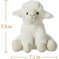 thumbnail image 5 of Apricot Lamb Toys Plush Cream Lamb Stuffed Animal with Fluffy Soft Ears (Cream Lamb, 8 Inches), 5 of 5