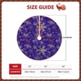 thumbnail image 2 of Fotbe blue purple Snowflake Pattern Christmas Tree Skirt, Tree Skirts Plush Christmas Decorations, Christmas Tree Skirts Xmas Decorations Holiday Party Decor-48", 2 of 6