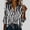 Multicolor, variant on NTACZA Womens Summer Tops Silk Striped Business Dress Shirt Office Work Satin Women's Shirts L