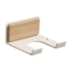 thumbnail image 5 of Soporte para Secador de Pelo Jinwen de Aluminio y Madera para Baño, 5 of 8