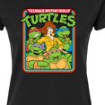 thumbnail image 3 of Teenage Mutant Ninja Turtles - Retro Group April - Juniors Fitted Graphic T-Shirt, 3 of 5
