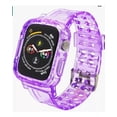 thumbnail image 1 of Correa Extensible De Silicona + Case Transparente Unisex M / L 41 / 44 / 45 / 49 mm Para Apple Watch Ultra Compatible Con Serie 8 / 7 / 6 / 5 / 4 / 3 / SE, 1 of 4