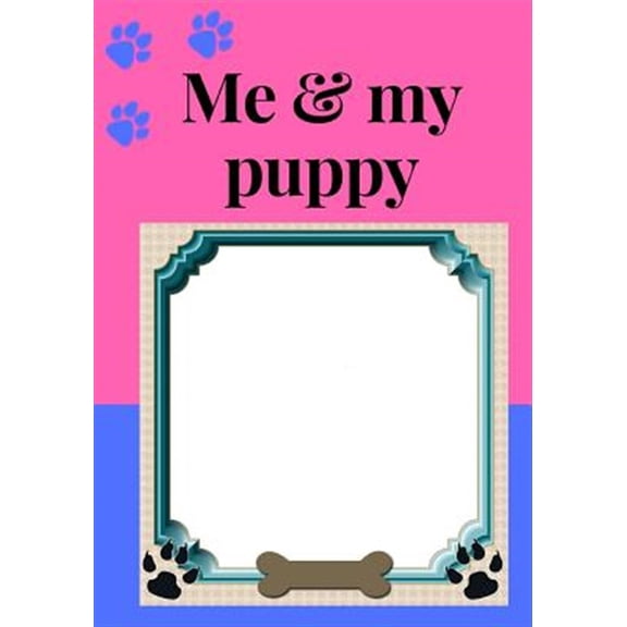 Pre-Owned Me and my puppy: girls purple dog photo album, keepsake album for dogs, gift. scrap book for kids, cute pictures, picture and story boo