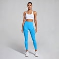 thumbnail image 4 of KDFJPTH Seamless Workout Lifting Leggings Yoga Sports Color Women's Fitness High Waist Running Yoga Pants, 4 of 7