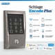 thumbnail image 2 of Cerradura inteligente Schlage WiFi Deadbolt con llave de inicio de Apple, 2 of 5