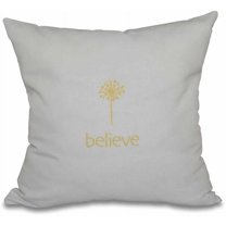 Simply Daisy 16" x 16" Make a Wish Word Print Pillow