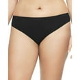 thumbnail image 1 of Calvin Klein Culottes Bikini Extensibles Grande Taille pour Femmes, Noir, 3X, 1 of 2