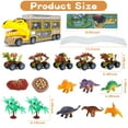 thumbnail image 7 of JoyStone Dinosaur Truck Toys for Kids 3-5 Years, 18 in 1 T-Rex Transport Car Carrier Truck with Light, Music & Roar Sound and Slide, Christmas Birthday Gifts for Boys, Yellow, 7 of 7