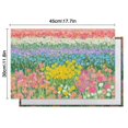 thumbnail image 6 of Pioneer Flower Floral Print Pattern Summer Placemats Table Placemats Set Of 4-Linen Kitchen Washable Placemats Table Mats 12x18 Inch Non-Slip Heat Resistant, 6 of 6