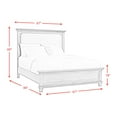 thumbnail image 2 of Elements Clovis Contemporary Wood Panel Bed, Queen, Grey, 2 of 5