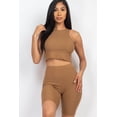 thumbnail image 6 of Ribbed Tank Top and Biker Shorts Set, 6 of 9