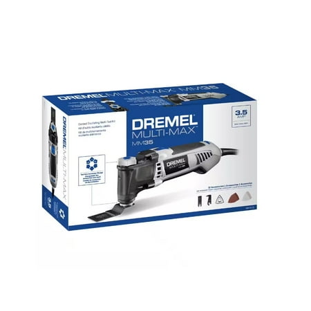 

Dremel Multi-Max MM35 3.5 Amp Variable Speed Corded Oscillating Multi-Tool Kit with 12 Accessories and Storage Bag