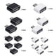 thumbnail image 2 of Adaptador de cable micro USB Convertidor USB 2.0 a USB OTG para mouse negro 1pc Ehuebsd Para estrenar, 2 of 8