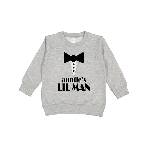Inktastic Auntie's Lil Man Toddler Sweatshirt