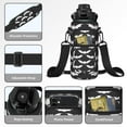 thumbnail image 4 of Witch Theme 64oz Water Bottle with Storage Sleeve - Gothic Leakproof Large Capacity Bottle with Adjustable Strap for Halloween Workouts, 4 of 7