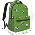thumbnail image 2 of Sac à Dos de Soccer pour Hommes, Sac à Dos pour Ordinateur Portable, Sac de Voyage, Sac de Randonnée, Sac de Camping, Sac de Sport, Sac à Dos Décontracté, 2 of 7