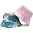 thumbnail image 2 of CoCopeaunts Tie Dye Bucket Hat Women Fishing Hat Cotton Hip-Hop Street Sun Protection Fisherman Hat Reversible Double-Side-Wear, 2 of 8