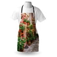 thumbnail image 3 of Italian Apron Street View of a Small Renaissance Town with Floral Porches and Rock Mediterranean, Unisex Kitchen Bib Apron with Adjustable Neck for Cooking Baking Gardening, Multicolor, by Ambesonne, 3 of 3