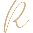 thumbnail image 1 of Blank Wood Letter R, Craft Alphabet 8'' Tall MDF Wall Décor, Bellany, 1 of 3