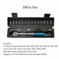 thumbnail image 4 of Torque Wrench for Bicycle and Motorcycle, 1/4 2-15Nm MINI Torque Accuracy Repair Tool with 3/8Inch Adapter,Extension, 4 of 8