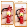 thumbnail image 4 of SHOWERORO 4pcs Mini Fire Extinguisher Models Red Iron Decorative Ornament for DIY Lovers in Mini House Landscaping, 4 of 8