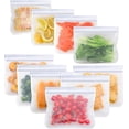 thumbnail image 1 of Bolsas de Almacenamiento Reutilizables Bluelander 10 Piezas PEVA Sin BPA, 1 of 4