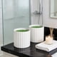 thumbnail image 4 of Maceta Redonda de Plástico Grueso y Resistente con Orificios de Drenaje | Jarrón Ligero y Resistente para Plantas de Interior y Exterior | Maceta Decorativa Blanca y Amarilla para El Hogar, El Jardín, 4 of 6