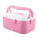 thumbnail image 3 of Calentador de alimentos Bento de 1,5 l en color rosa para comidas para llevar Fiambrera portátil para calentar en el coche de 220 V, 3 of 8