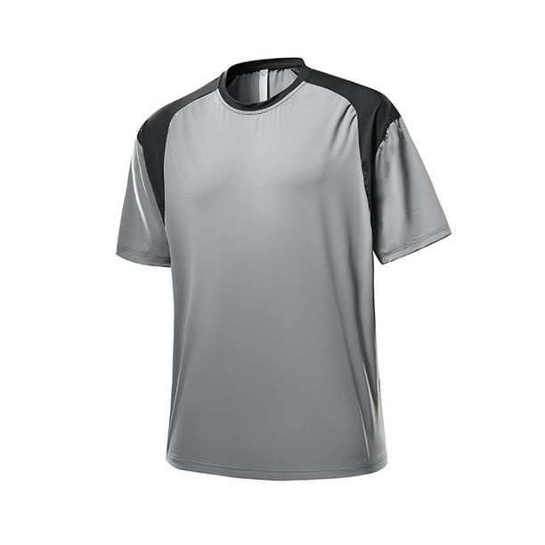 Camiseta con protección solar UPF50+ para hombre - Secado rápido - Transpirable - Ligera - Deportes al aire libre y uso diario