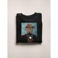 thumbnail image 3 of Sir Edmund The Bulldog Sweatshirt Men -Anthony Chirstou Designs, Male Large, 3 of 4