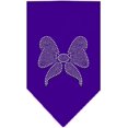 thumbnail image 1 of Bow Rhinestone Bandana Purple Small, 1 of 1