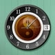 thumbnail image 1 of Reloj de pared perfecl con taza de café 30 cm sin movimiento de sonido, 1 of 8