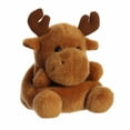 thumbnail image 2 of Aurora - Mini Brown Palm Pals - 5" Cinnamon Moose - Adorable Stuffed Animal, 2 of 4