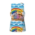 thumbnail image 5 of Haiem Rainbow Animals on Noah's Ark Men Workout Tank Top Gym Bodybuilding Sleeveless Muscle T Shirts Athletic Tank Breathable Workout Shirt-XX-Large, 5 of 9