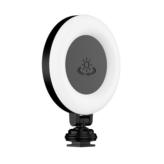 Mini Photography Lamp Portable LED Light Tri-color Video Light 360°Rotatable Type-C Power 48 LED Beads with Cold Shoes Mount & 4/1in Screw Compatible with Selfie Stick Camera Magic Arm