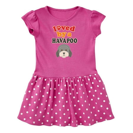 

Inktastic Havapoo Dog Poodle Havanese Gift Toddler Girl Dress