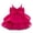 Hot Pink2105, variant on Venzia Toddler Girls 1st Birthday Princess Dress With Bow & Tulle Skirt Strapless Flower Girl Party Gown For Baby 1 3 Years Cozy Baby Wear 12-18M