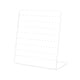 thumbnail image 2 of Organizador de pendientes con 120 agujeros y soporte en forma de L Blanco, 2 of 9
