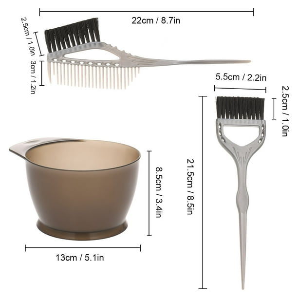 Hair color shop brush and bowl
