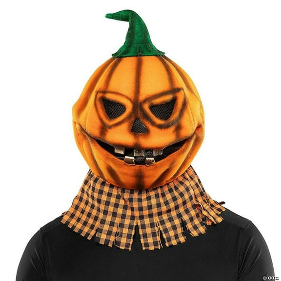 Scare Pumpkin Head With Hat
