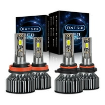 For Toyota Camry 2007-2011 2012 2013 2014 2015 2016 2017 2018 Led Headlight Bulbs 9005 H11 High&Low Beam 4pcs,v2t