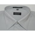 thumbnail image 5 of Mens Milani dress shirt soft cotton Blend easy wash business long sleeves Gray, 5 of 6