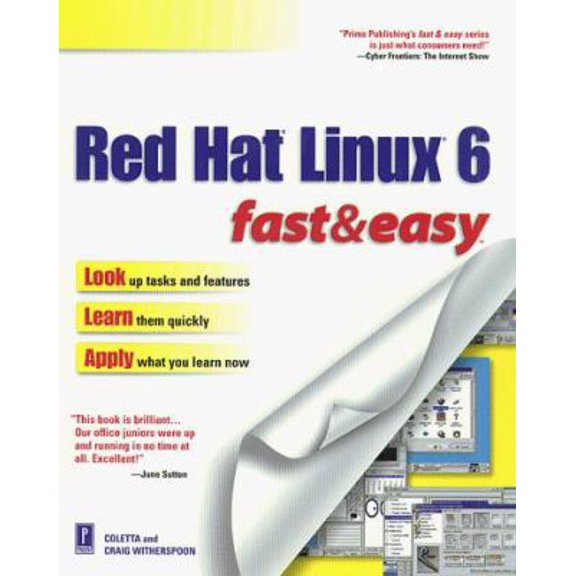 Pre-Owned Red Hat Linux: Fast and Easy (Fast & Easy) (Paperback) 0761521585 9780761521587