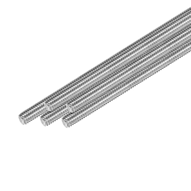 Uxcell 20-Pack Fully Threaded Rod, M4x85mm 304 Stainless Steel Right Hand Thread Bar Studs
