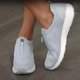 thumbnail image 1 of Zapatos deportivos cómodos informales cómodos de malla con tacón plano y cremallera para mujer, zapatos individuales Wmkox8yii shalkjhdk2696, 1 of 1