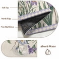thumbnail image 6 of Area Rugs for Living Room Bedroom, Spring Flowers 4'x6' Rug Washable Carpet Runner Indoor Outdoor, Vintage Floral Leaves Birds Farmhouse Plaid Non Slip Accent Floor Mats Rug for Kitchen, Office, 6 of 8