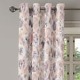 thumbnail image 3 of Ambesonne Bohemian Grommet Curtain, Polygonal Look Shapes Art, 50"x84", Peach Mauve Blush, 3 of 5