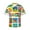 Hawaiian shirts-29, variant on Fancy Letters Men's 3d Print Casual Button Down Shirts, Novelty Hawaiian Short Sleeves 2xl