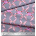 thumbnail image 2 of Soimoi Rayon Fabric Dot,Leaves & Floral Decor Fabric Printed Yard 42 Inch Wide, 2 of 3